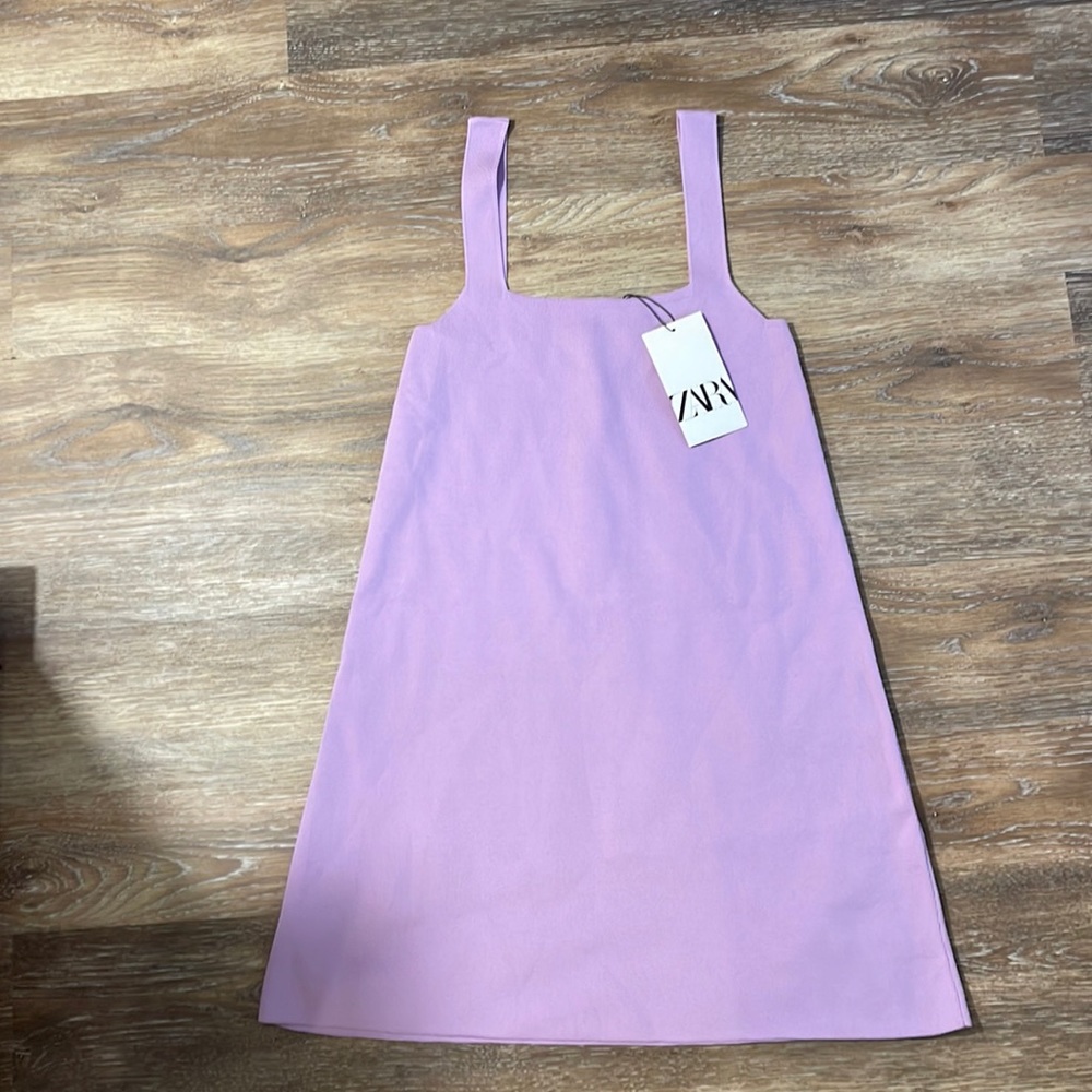 purple zara dress